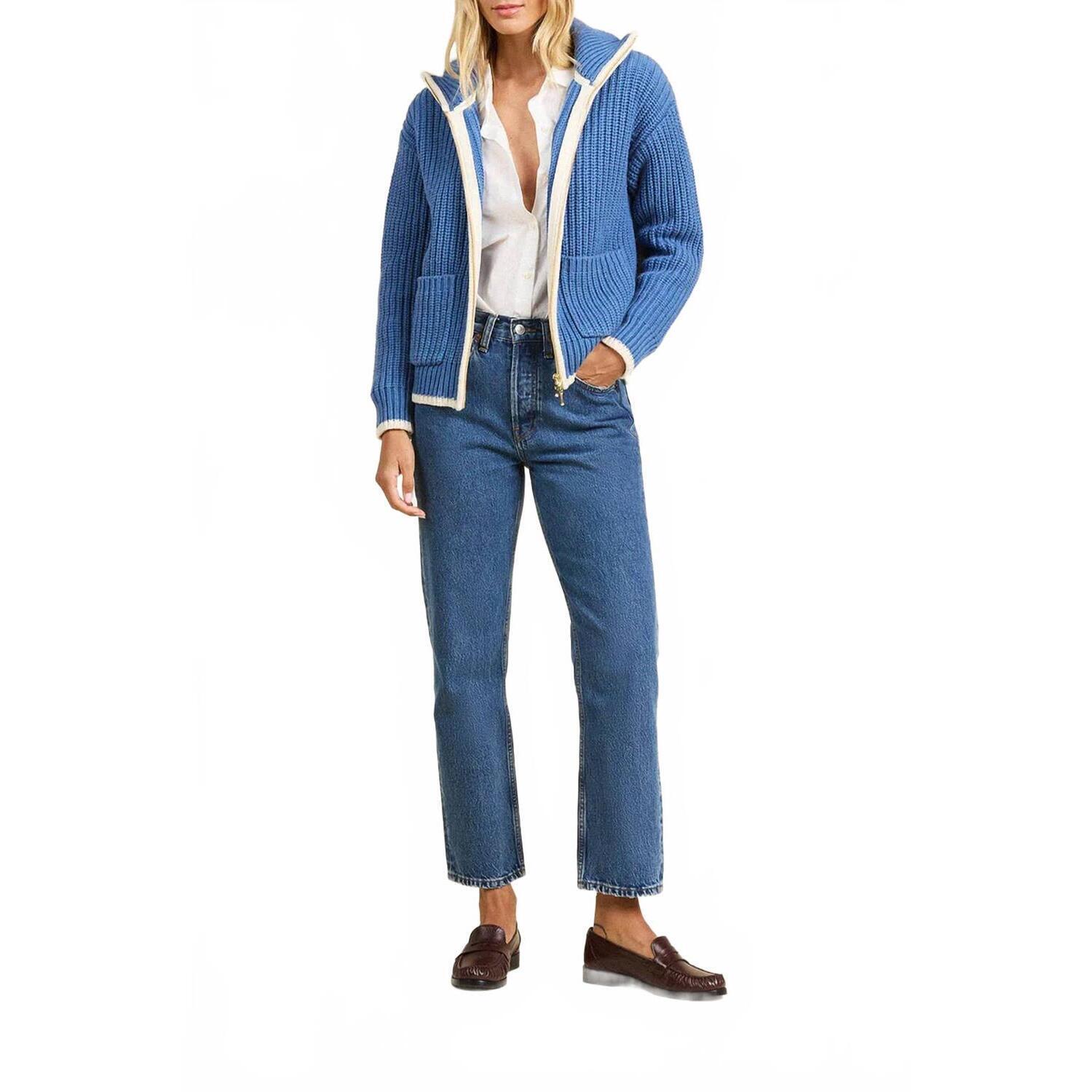 New Trovata Zita Cardigan In Blue